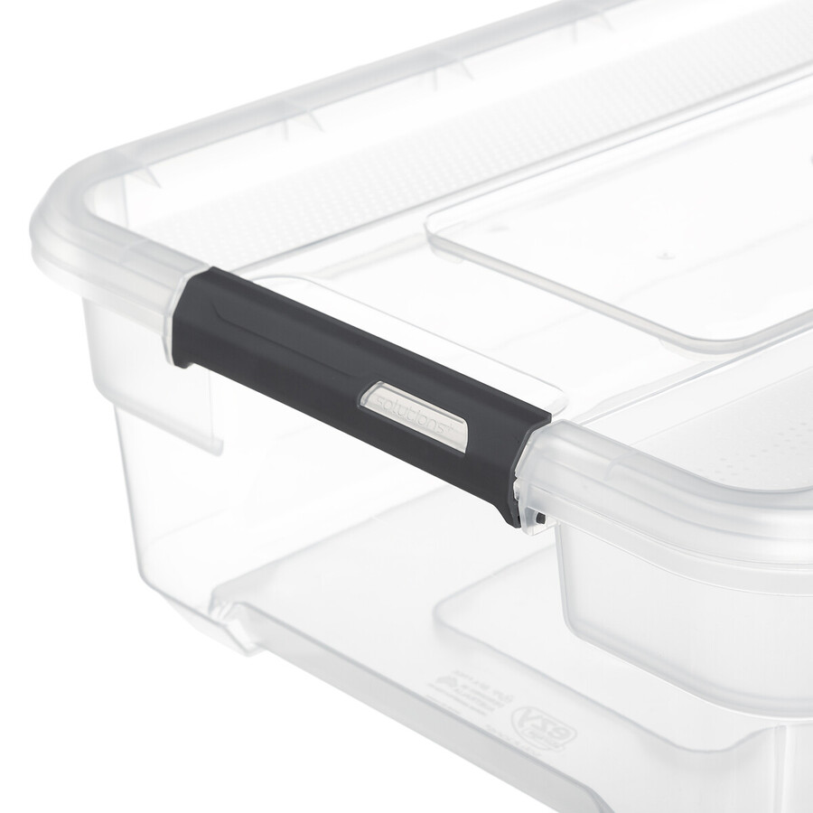 Boîte en plastique transparente 26,5l Solutions+