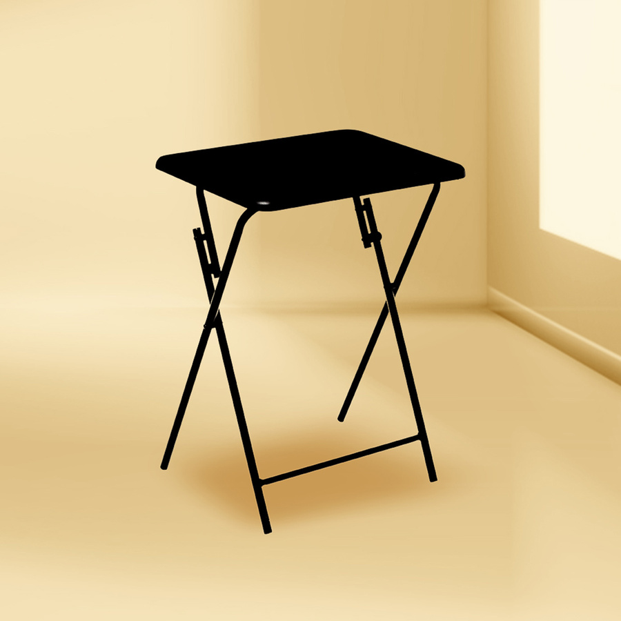Table pliante 1 place, noir 