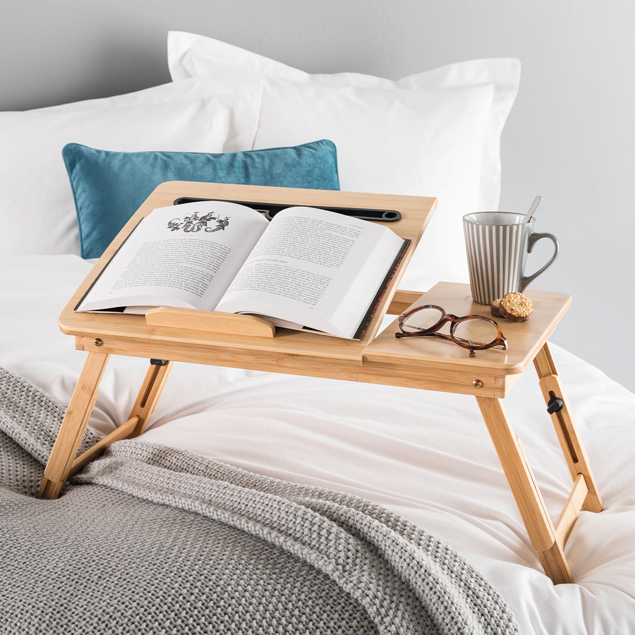 Plateau avec pieds 54x34cm Bambou