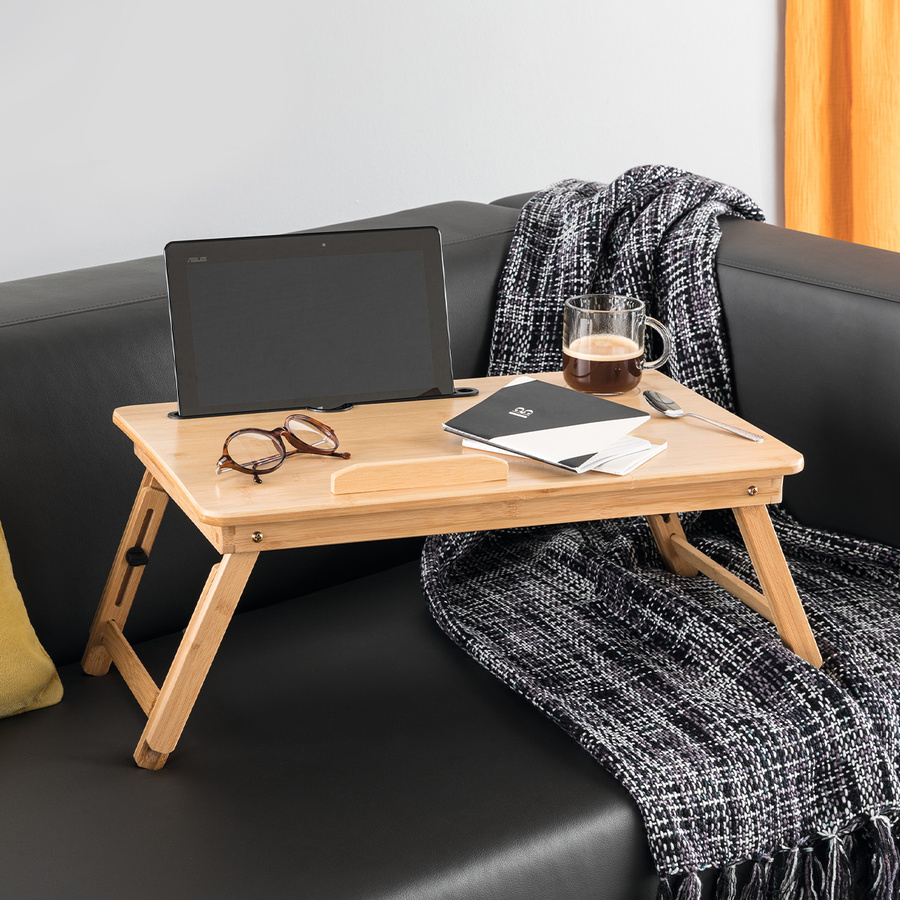 Plateau avec pieds 54x34cm Bambou