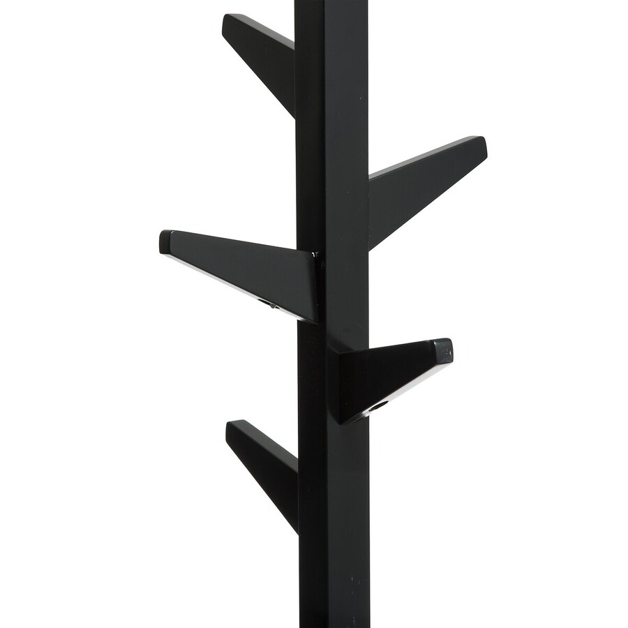 Porte-manteaux effet chêne naturel, noir Mix'n modul