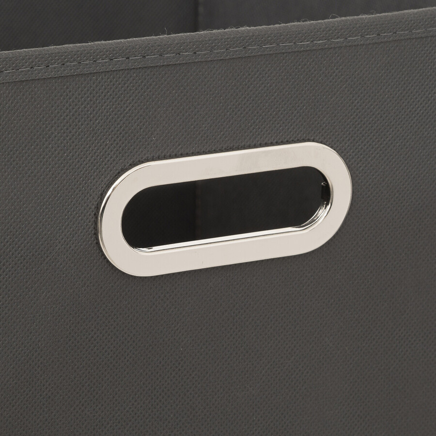 Panier tissu 31x31 cm, gris Mix'n modul