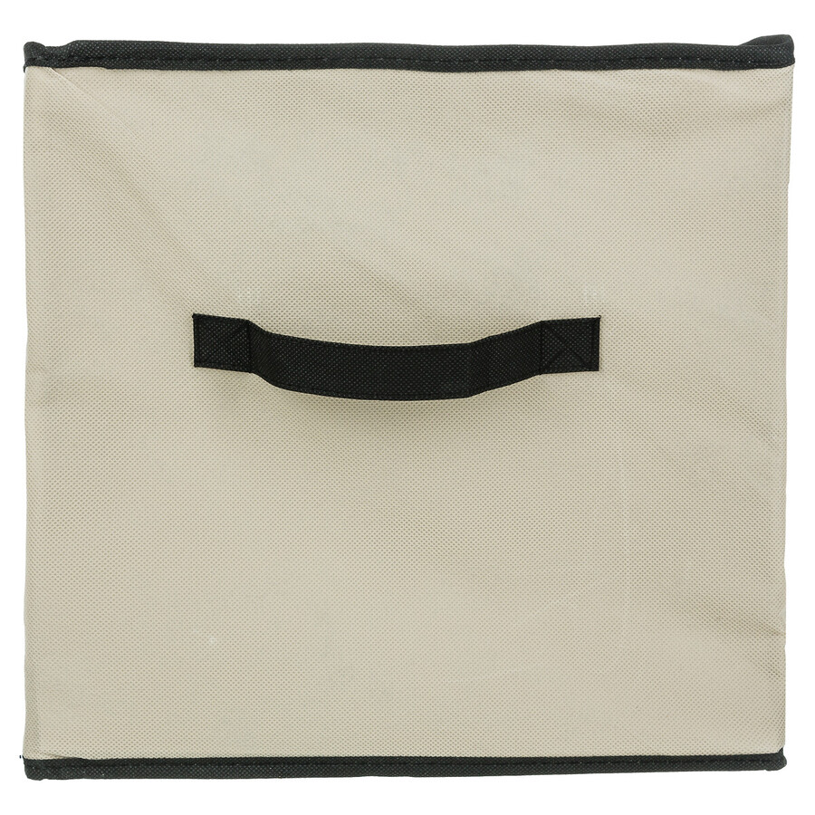 Panier tissu lanière 31x31 cm, beige Mix'n modul