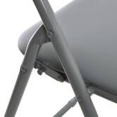 Chaise pliante, gris clair