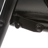 Chaise pliante, noir 