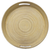 Plateau bambou 42cm, gris charbon Modern color