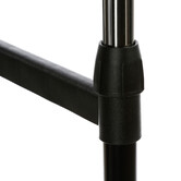 Portant à vêtements à roulettes double Extensio