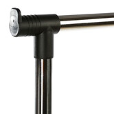 Portant à vêtements à roulettes double Extensio