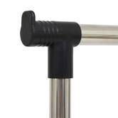 Portant à vêtements à roulettes double Extensio