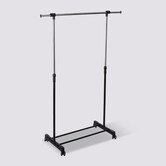 Portant à vêtements à roulettes simple Extensio