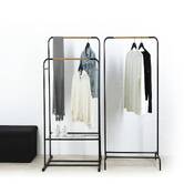 Portant à vêtements simple, noir Blackwood