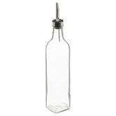 Bouteilles huile/vinaigre verre 0,48l Bambou