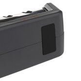 Aiguiseur 4 fonctions, gris/rouge