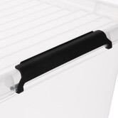 Boîtes 32l, transparent Clip'n box