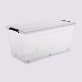 Boîte en plastique transparente 75l Clip'n box
