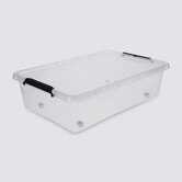 Boîte en plastique transparente 22l Clip'n box