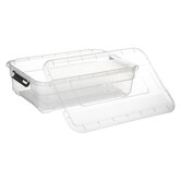 Boîte en plastique transparente 26,5l Solutions+