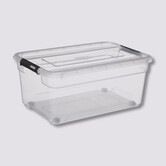 Boîte en plastique transparente 40l Solutions+