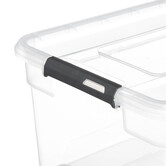 Boîte en plastique transparente 40l Solutions+