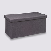 Pouf double pliant, gris Mix'n modul