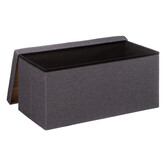 Pouf double pliant, gris Mix'n modul