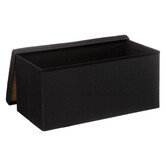 Pouf double pliant, noir Mix'n modul