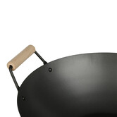 Wok en acier, 35 cm