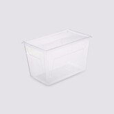 Boîte en plastique transparente 17,8l Simply+