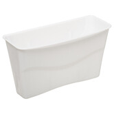 Égouttoir métal avec plateau, blanc Modern color