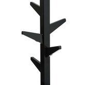 Porte-manteaux effet chêne naturel, noir Mix'n modul