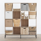 Panier paille 31x15 cm, naturel Mix'n modul