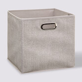 Panier tissu 31x31 cm, beige chiné Mix'n modul