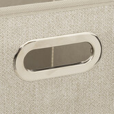 Panier tissu 31x31 cm, beige chiné Mix'n modul