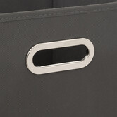 Panier tissu 31x31 cm, gris Mix'n modul