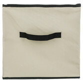 Panier tissu lanière 31x31 cm, beige Mix'n modul