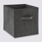 Panier velours 31x31 cm, gris anthracite Mix'n modul