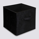 Panier velours 31x31 cm, noir Mix'n modul