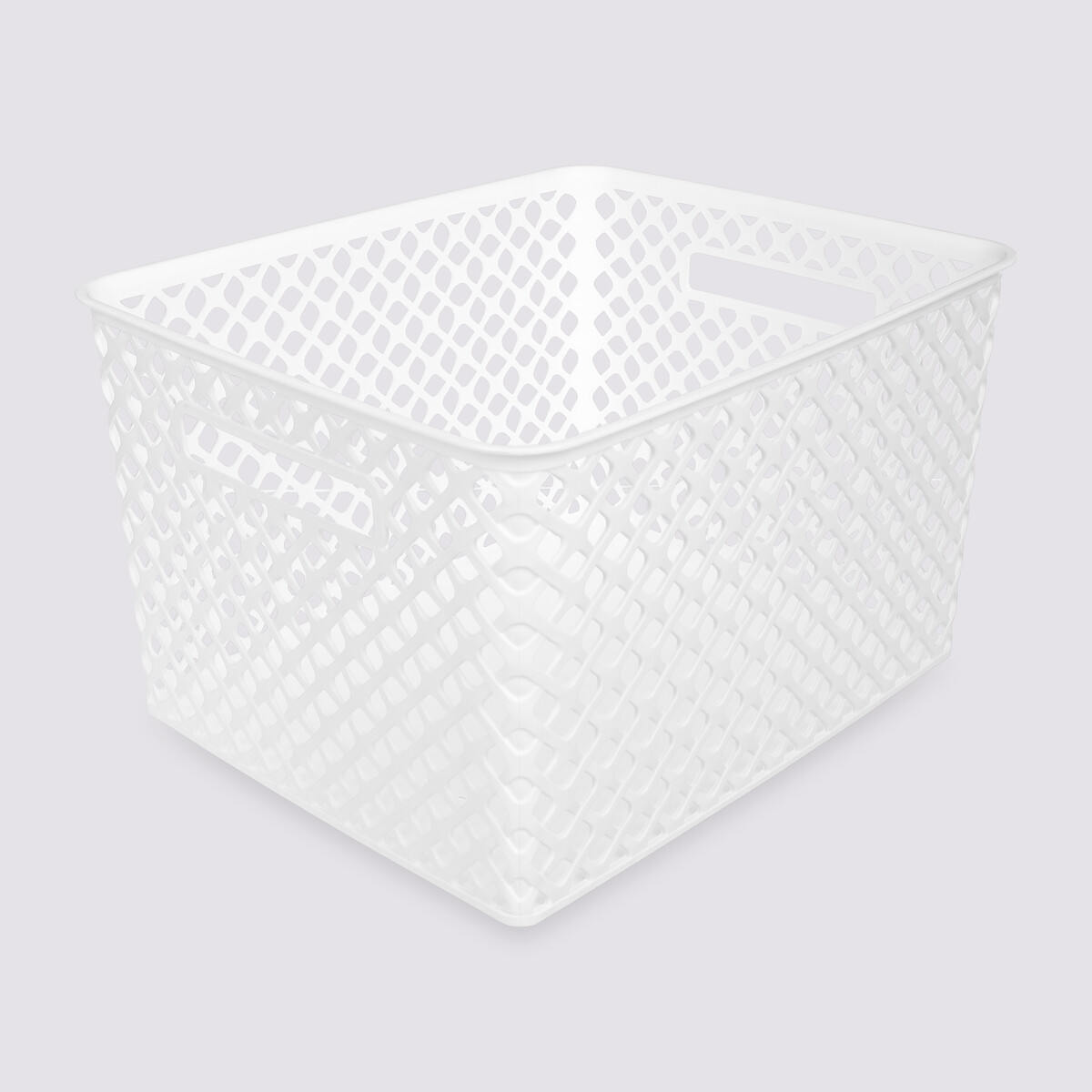 Panier en plastique 19l, blanc Folky