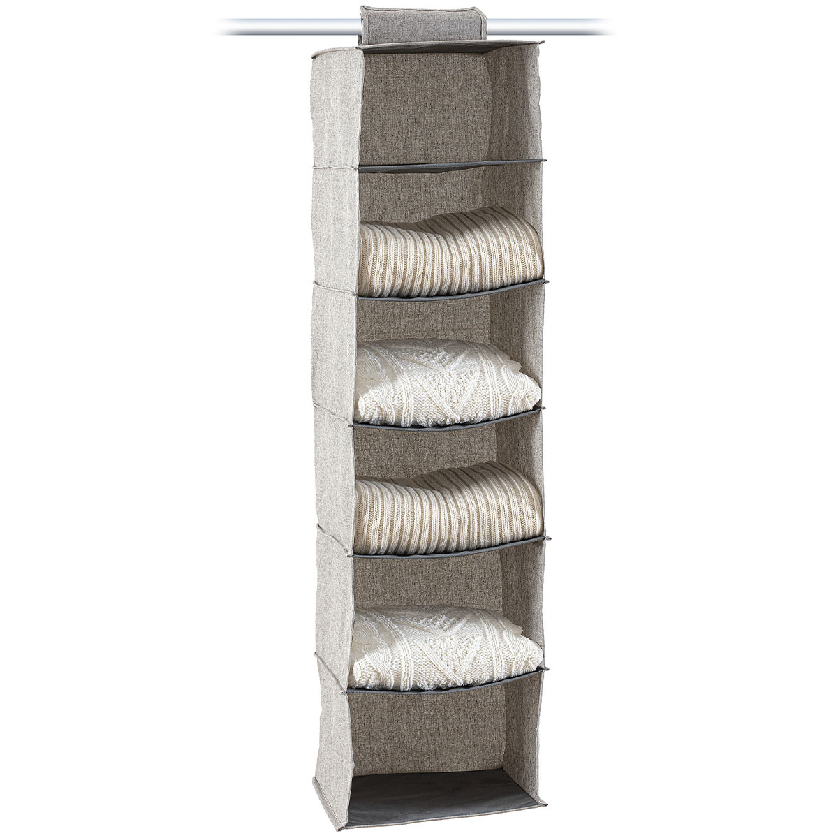 Housse rangements 6 cases, gris clair Orga