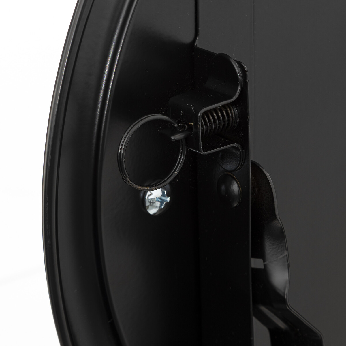 Tabouret pliant, velours gris 