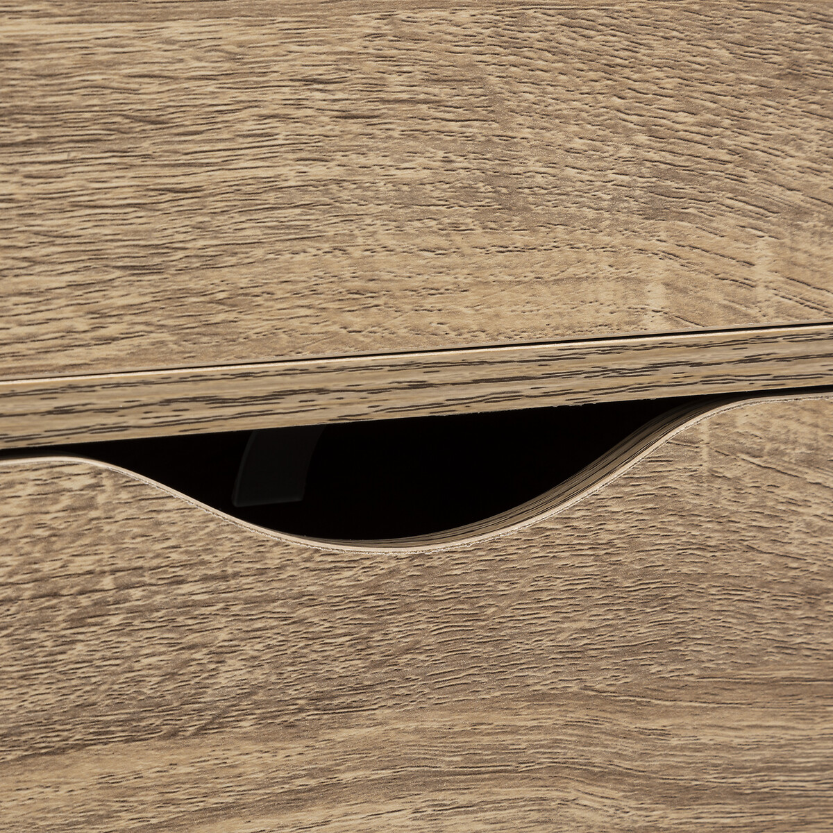 Tour 3 portes à roulettes, effet bois 