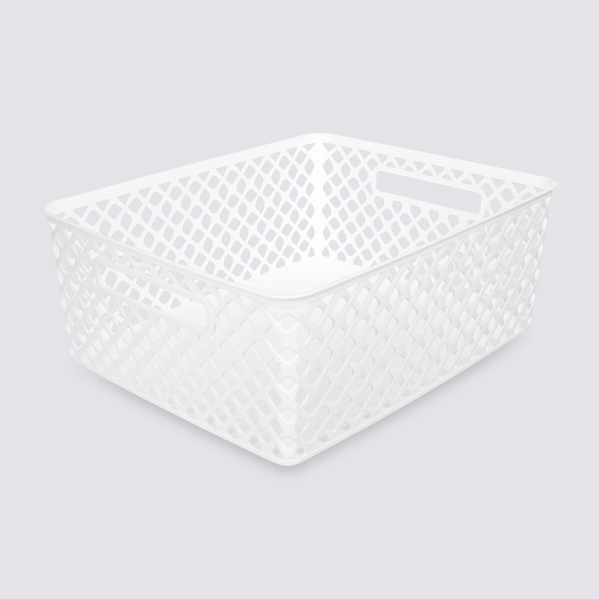 Panier en plastique 11l, blanc Folky