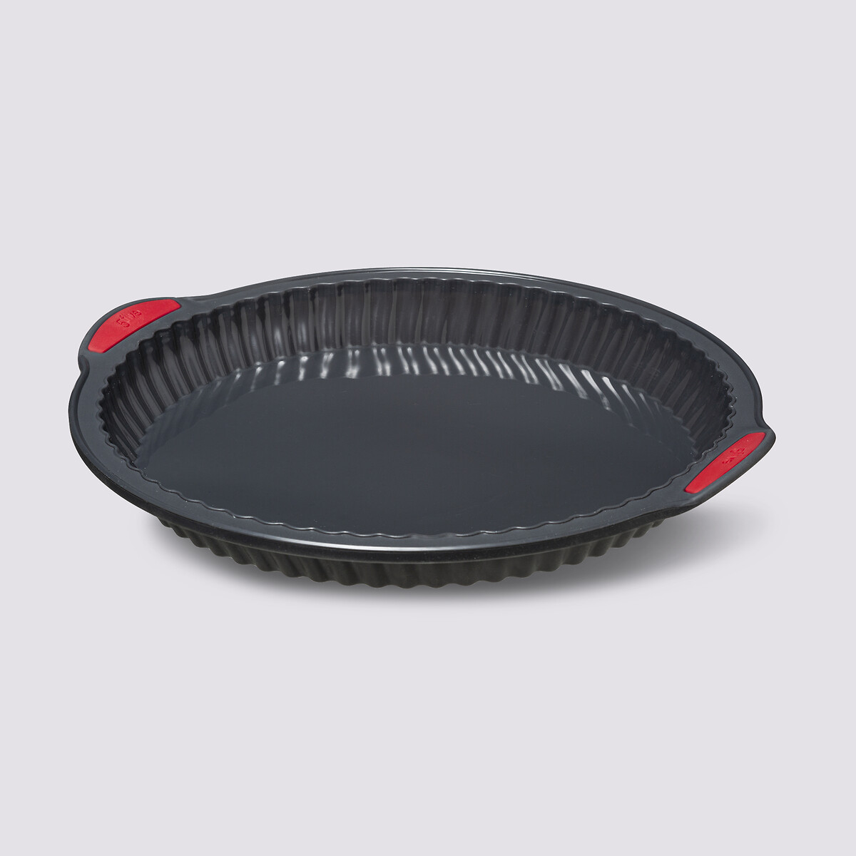 Moule à tarte 26cm silicone- noir,rouge Silitop