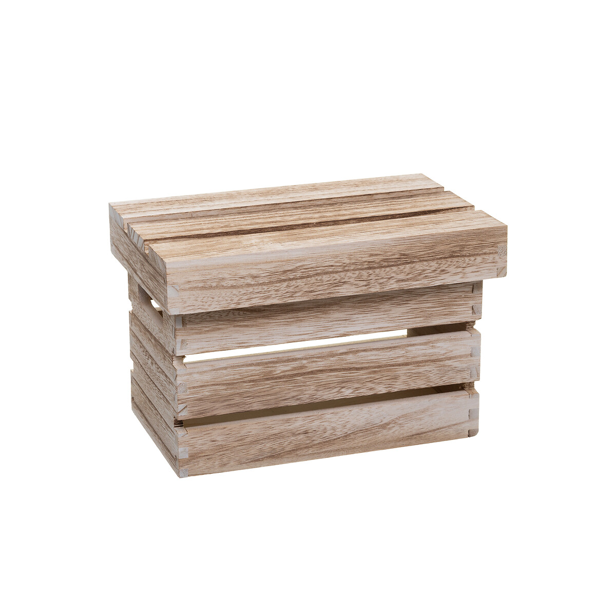 3 boîtes de rangement en bois Cagette