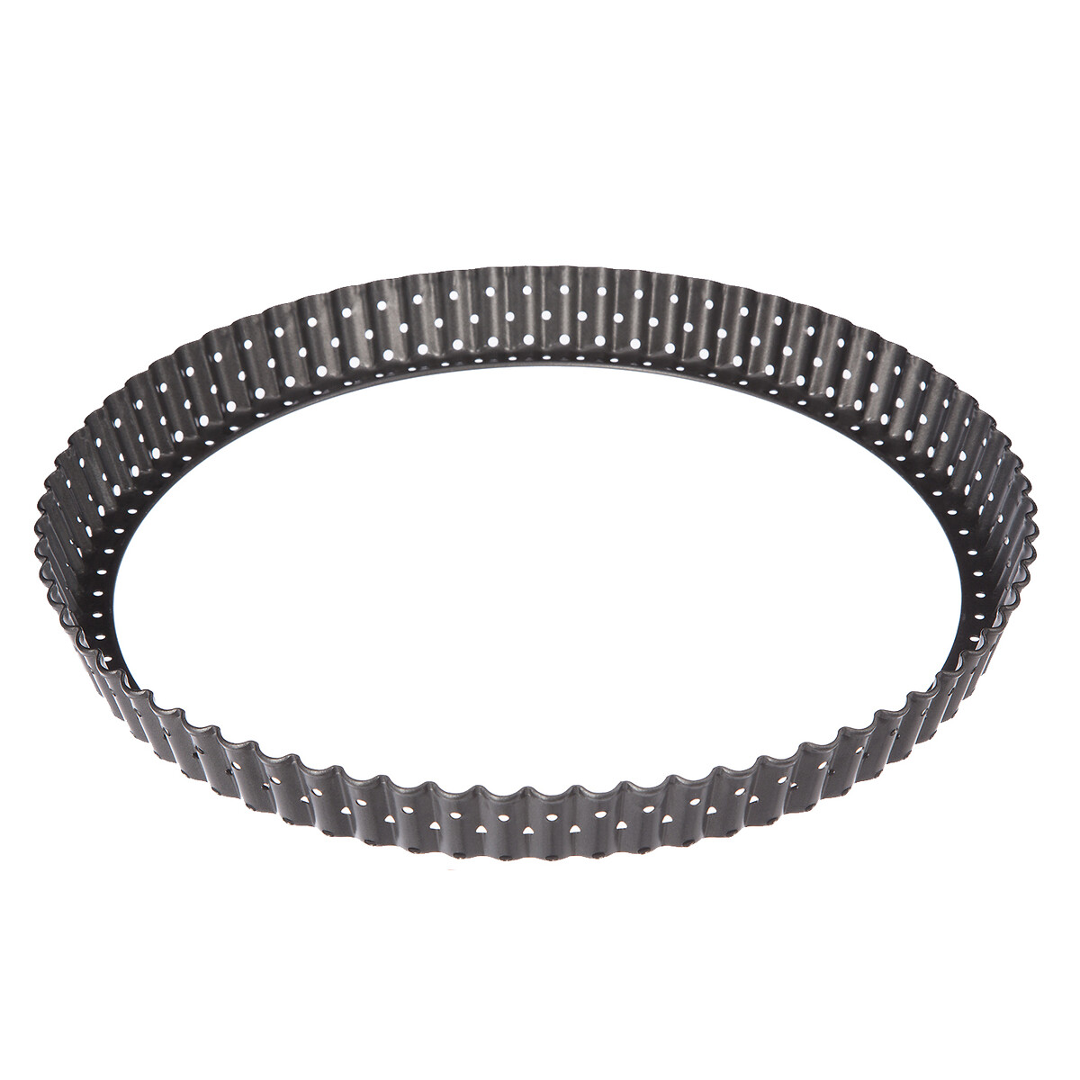 Moule rond perforé métal 28cm