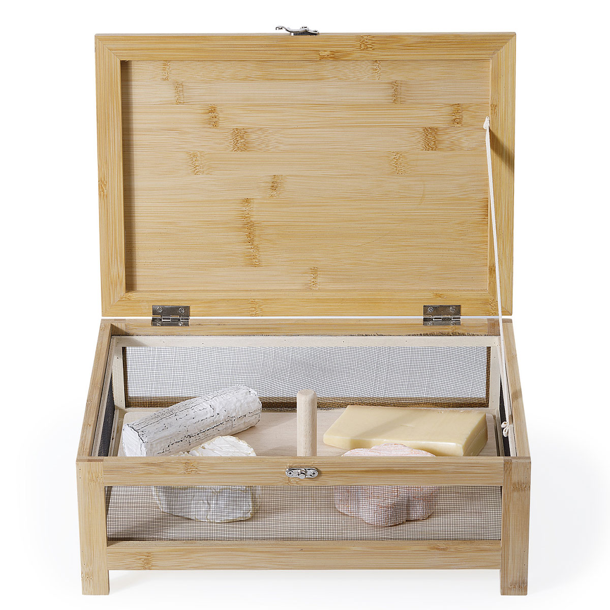 Cave à fromage avec plateau Bambou