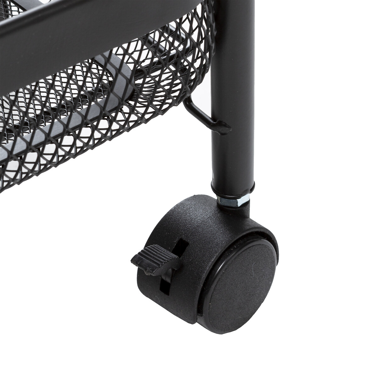 Desserte à roulettes 3 étages, noir Mayaj