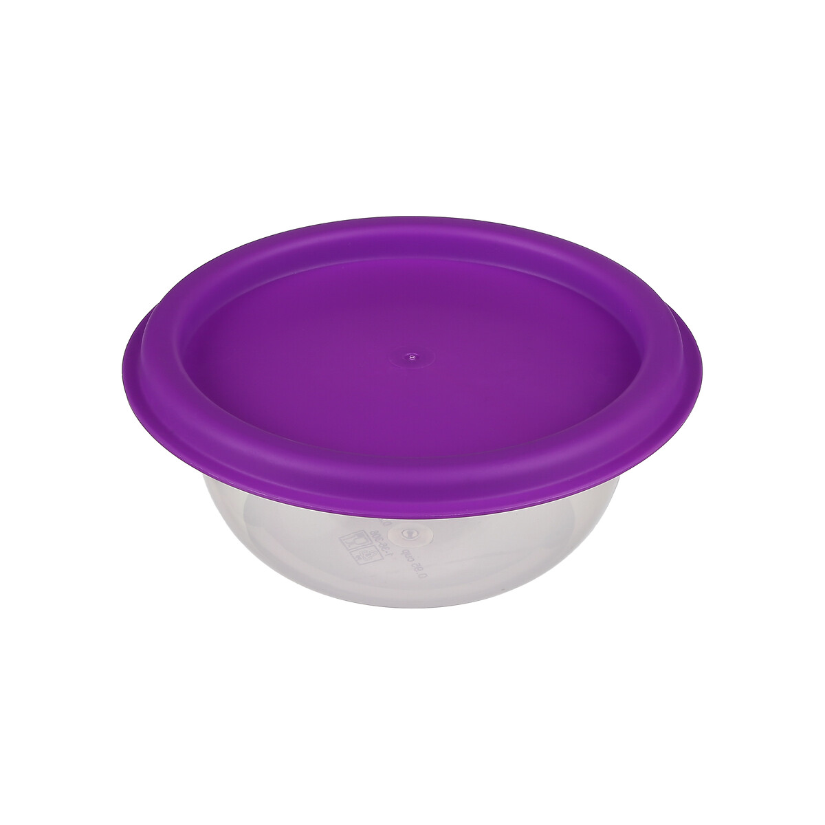 6 boîtes de conservation rondes Colors