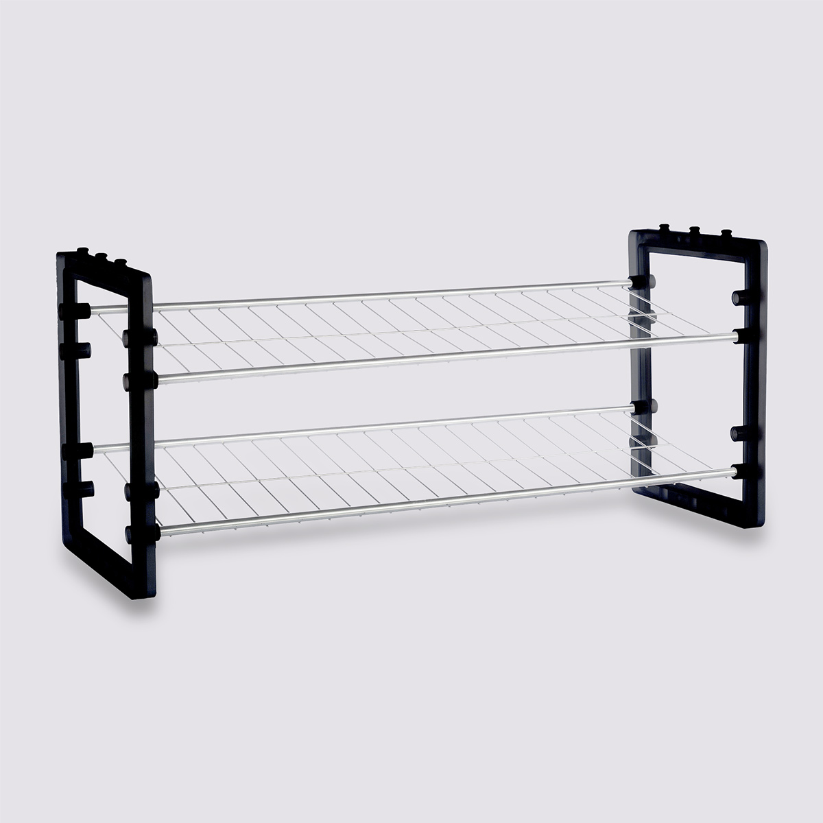 Range-chaussures x6, noir Staky