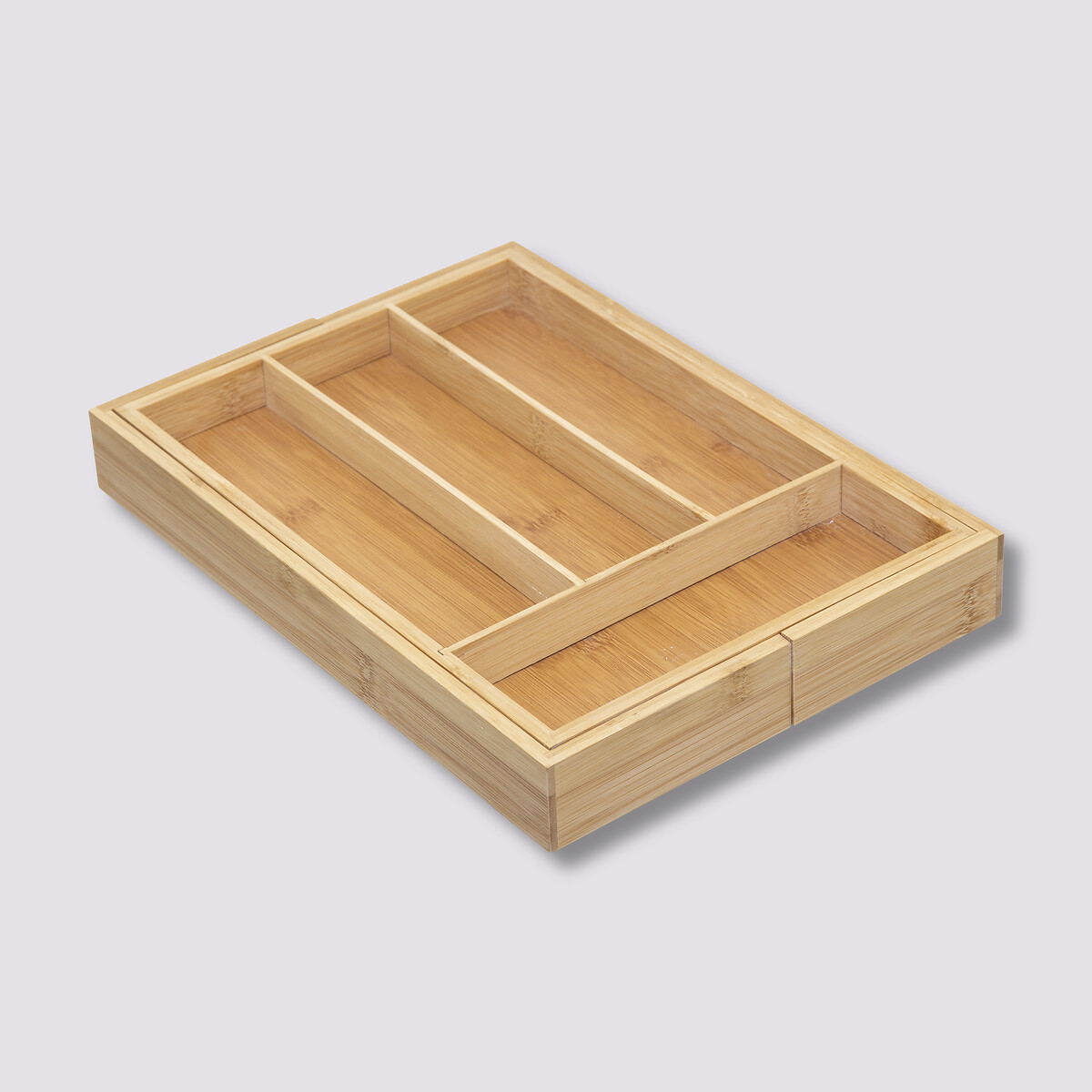 Range-couverts 6 compartiments extensibles Bambou